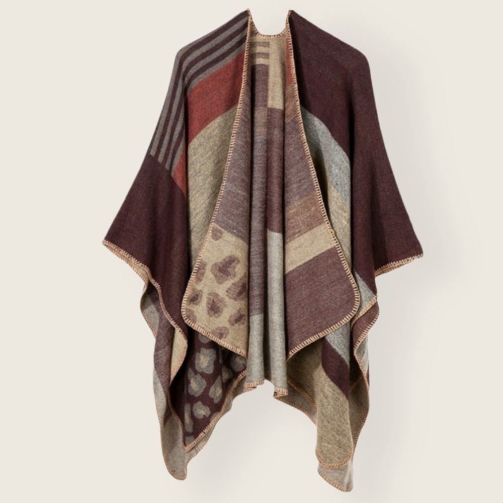 34. Printed Wrap Shawl - New Boutique Item!
